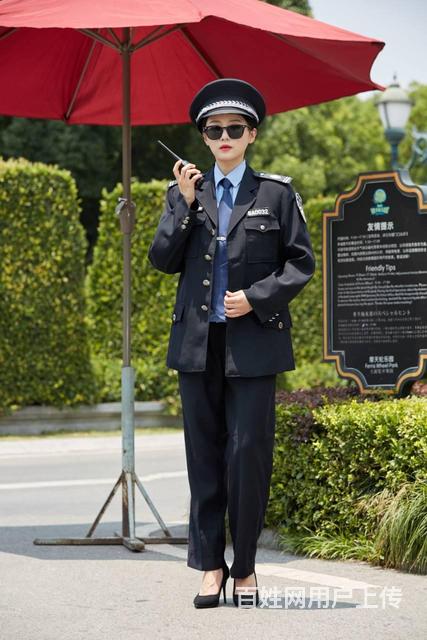 武漢物業保安服訂制，現貨保安服夾克，春秋保安服廠家