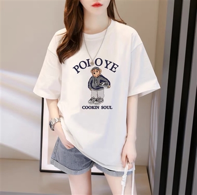 雜款女裝T恤圖案有貨處理全清價8元一件.可分貨，適合各大市場．聯系微信掃一掃圖片二維碼